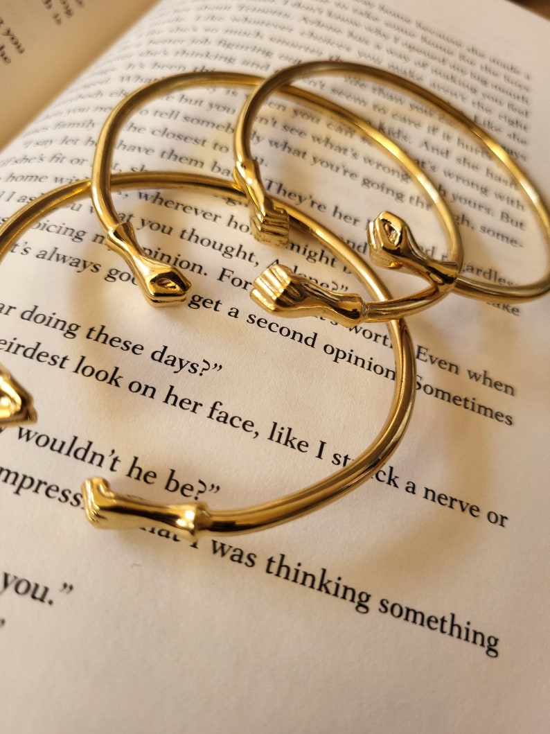 Yueming African Brass Bangles, Stackable Bracelets, Boho Statement Bangles