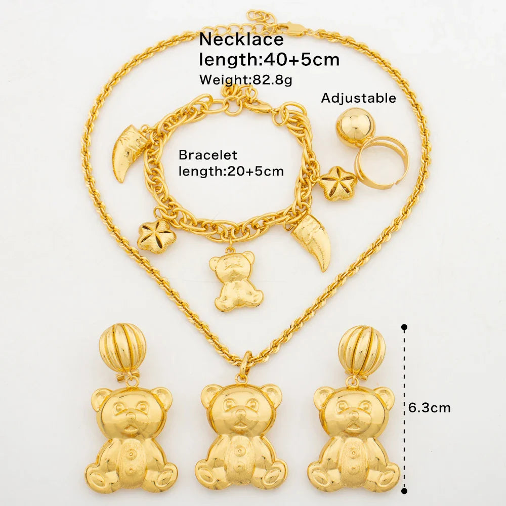 Yueming Elegant Animal Jewelry Set