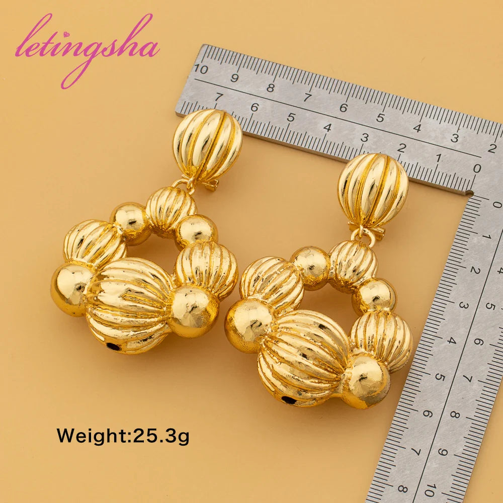 Yueming Copper Stylish Earrings