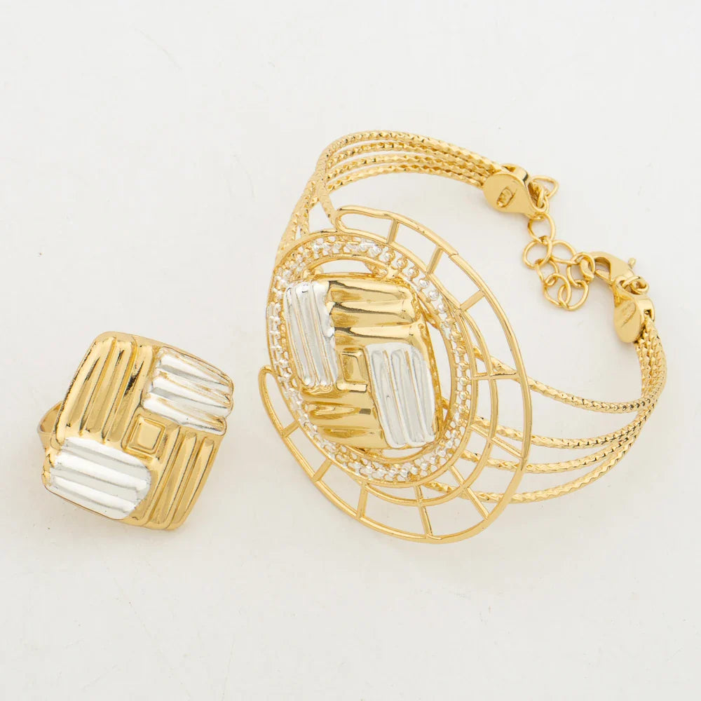 Yueming Wedding Jewelry Handcrafted Set