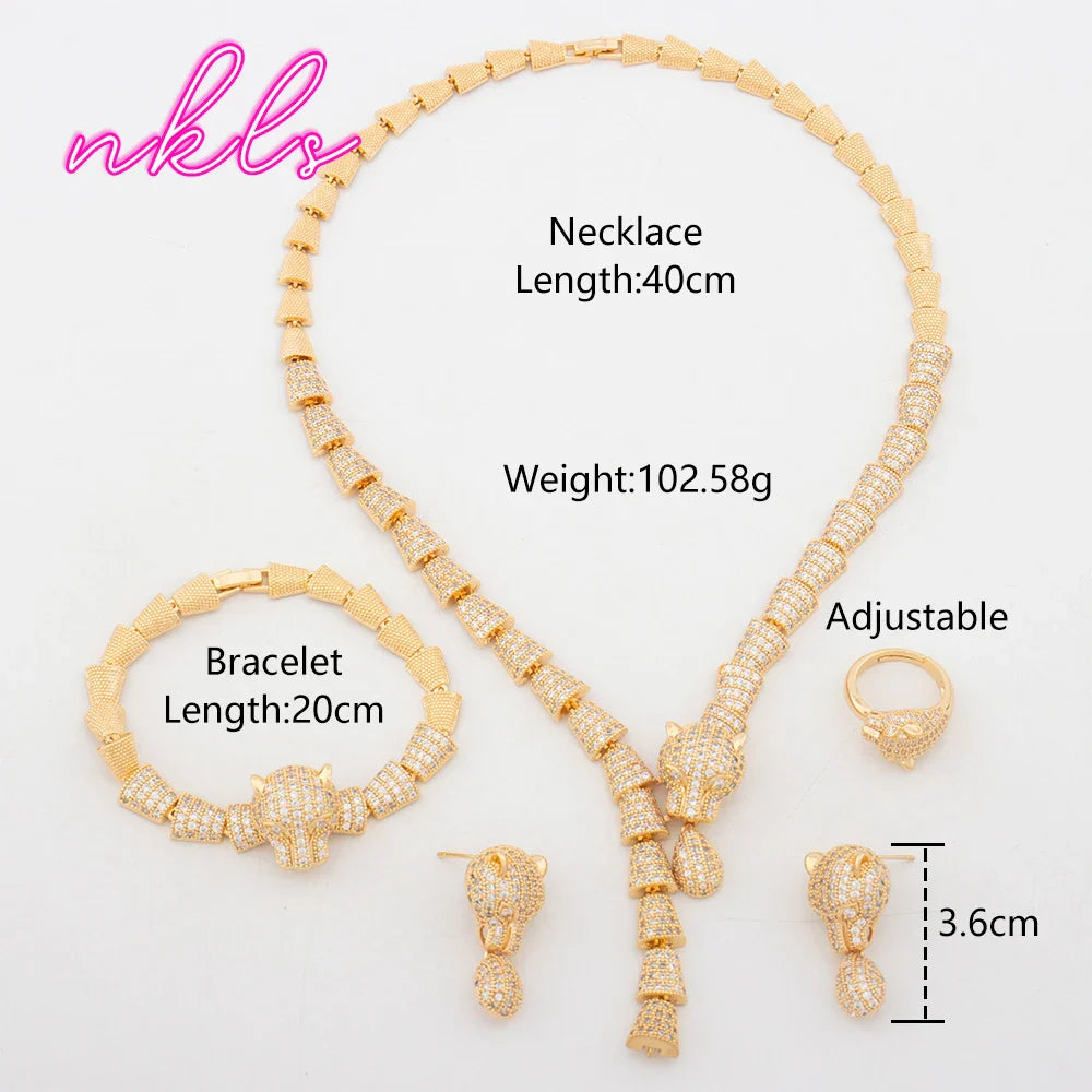 Yueming Gemstone Fashion Wedding Jewelry Set