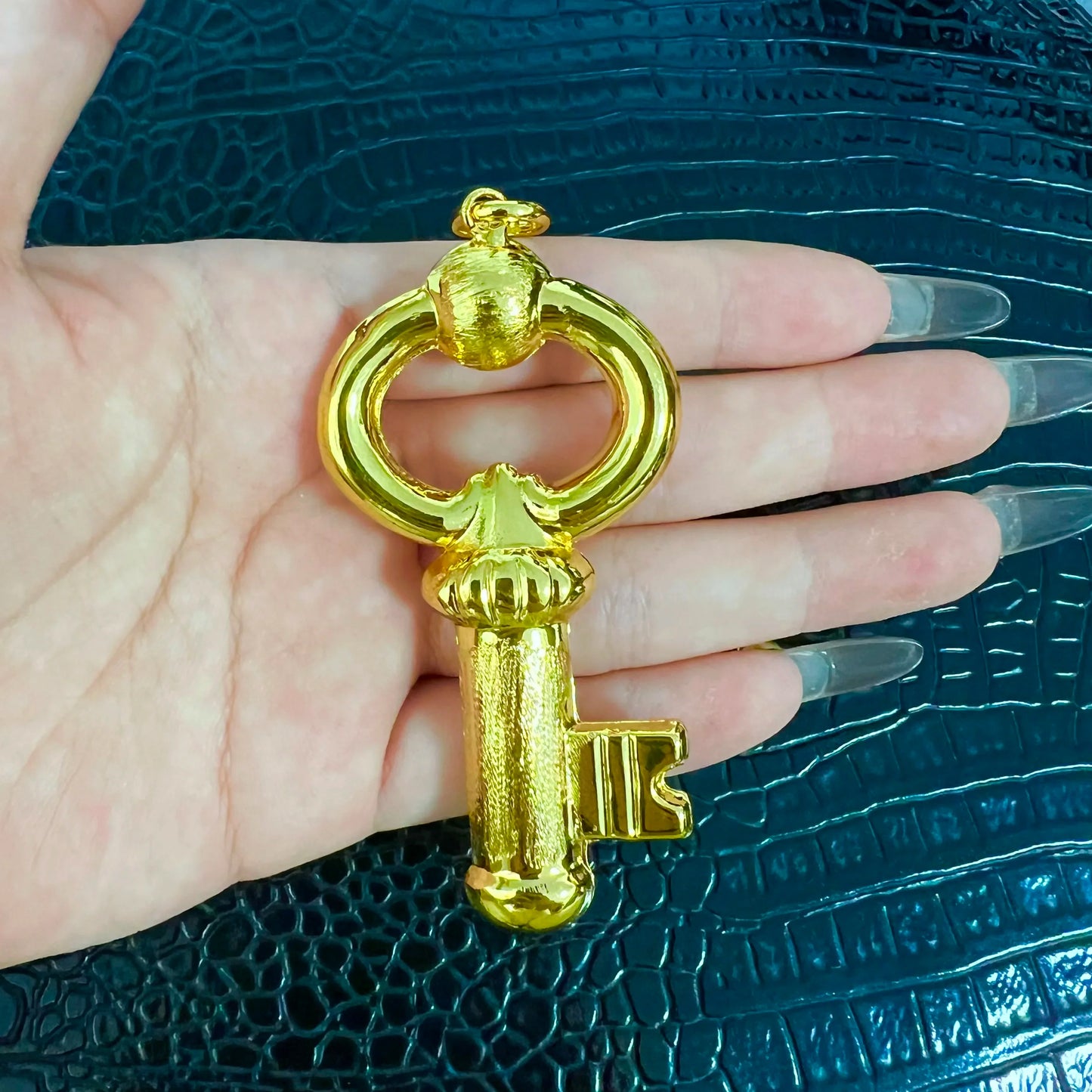 Gold Color Pendant Necklace with Chain Luxury Gold Plated Dubai African Accessories For Women Men Hip Hop Jewelry Gift