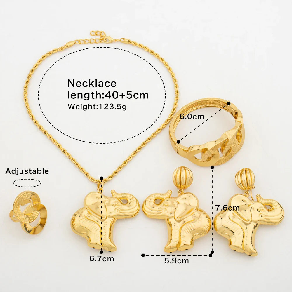 Yueming Copper High-End Wedding Jewelry Set