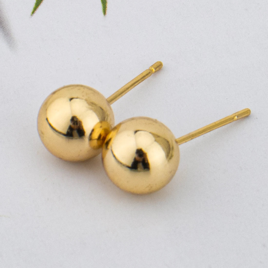 YM Newest Stainless Steel Gold Color Glossy Little Pearl Necklace Earrings For Women Girl Gift For Party Exquisite Jewelry Set