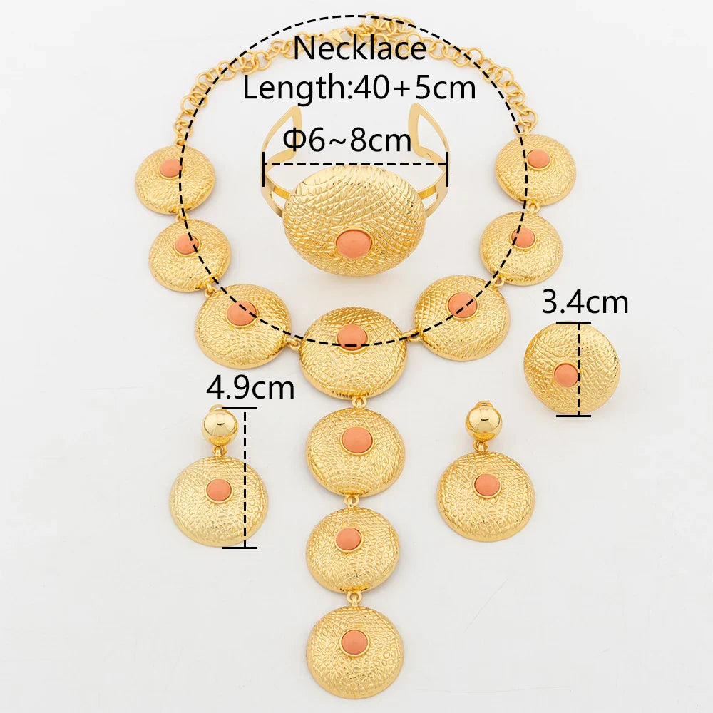 Yueming Luxury Wedding Jewelry Luxurious Set