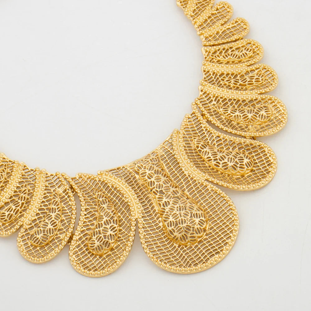 Yueming Flower Jewelry Set