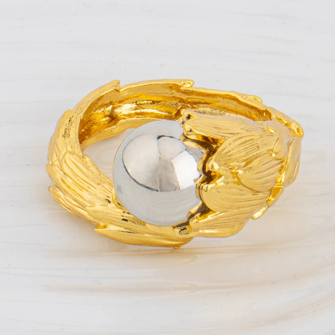 2025 Trend New Gilding Ring and Bangle for Bride Spiral Leaf Luxury Jewelry Accessories For Party Wedding Women's Day