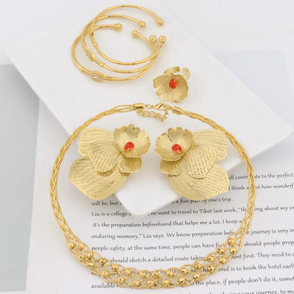 Yueming pistil earrings necklace modern african unique for african party