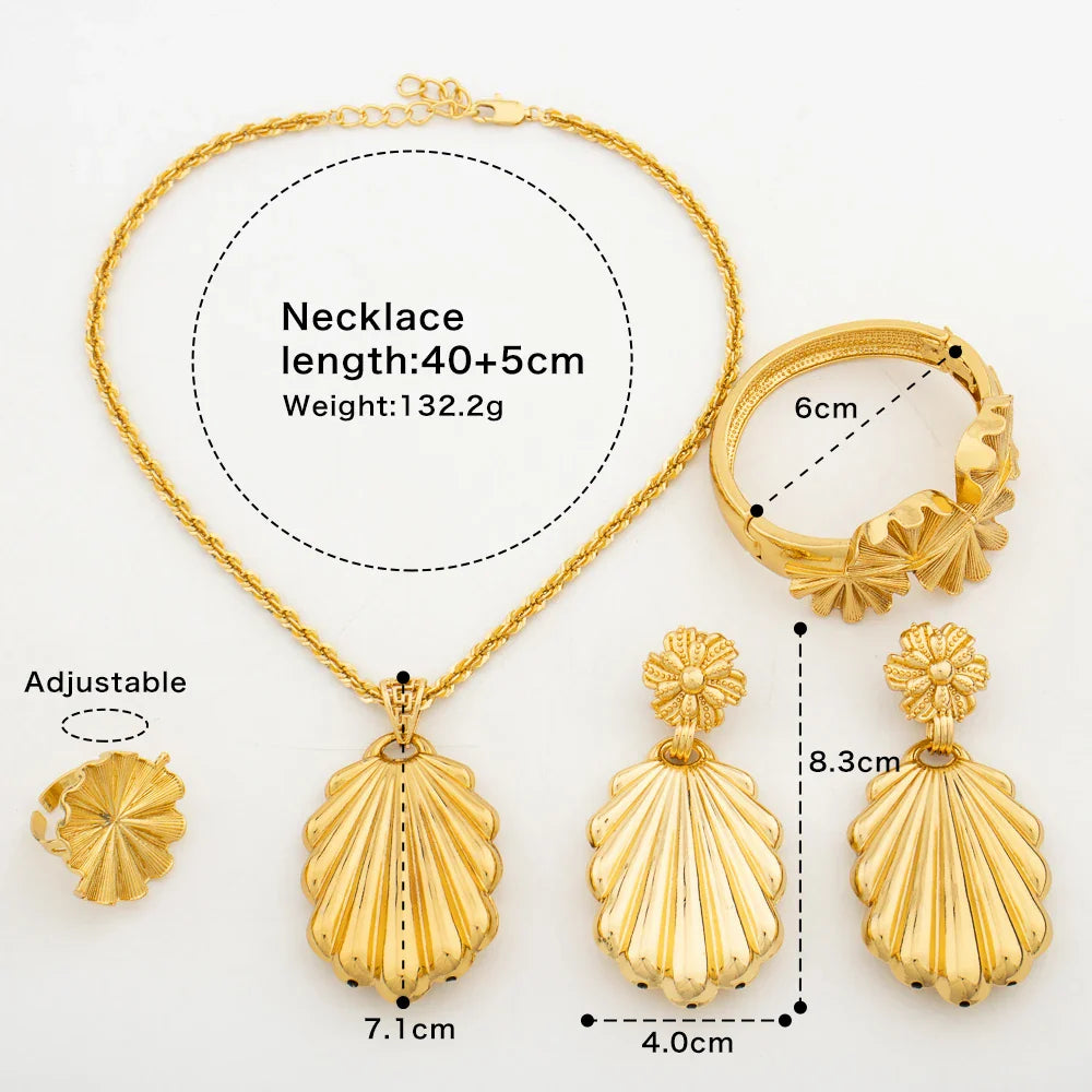 Yueming Copper Bridal Jewelry Set