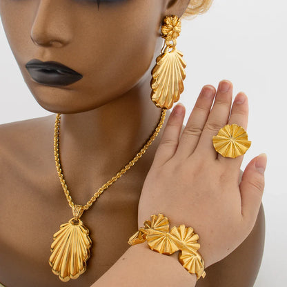 Yueming Copper Bridal Jewelry Set