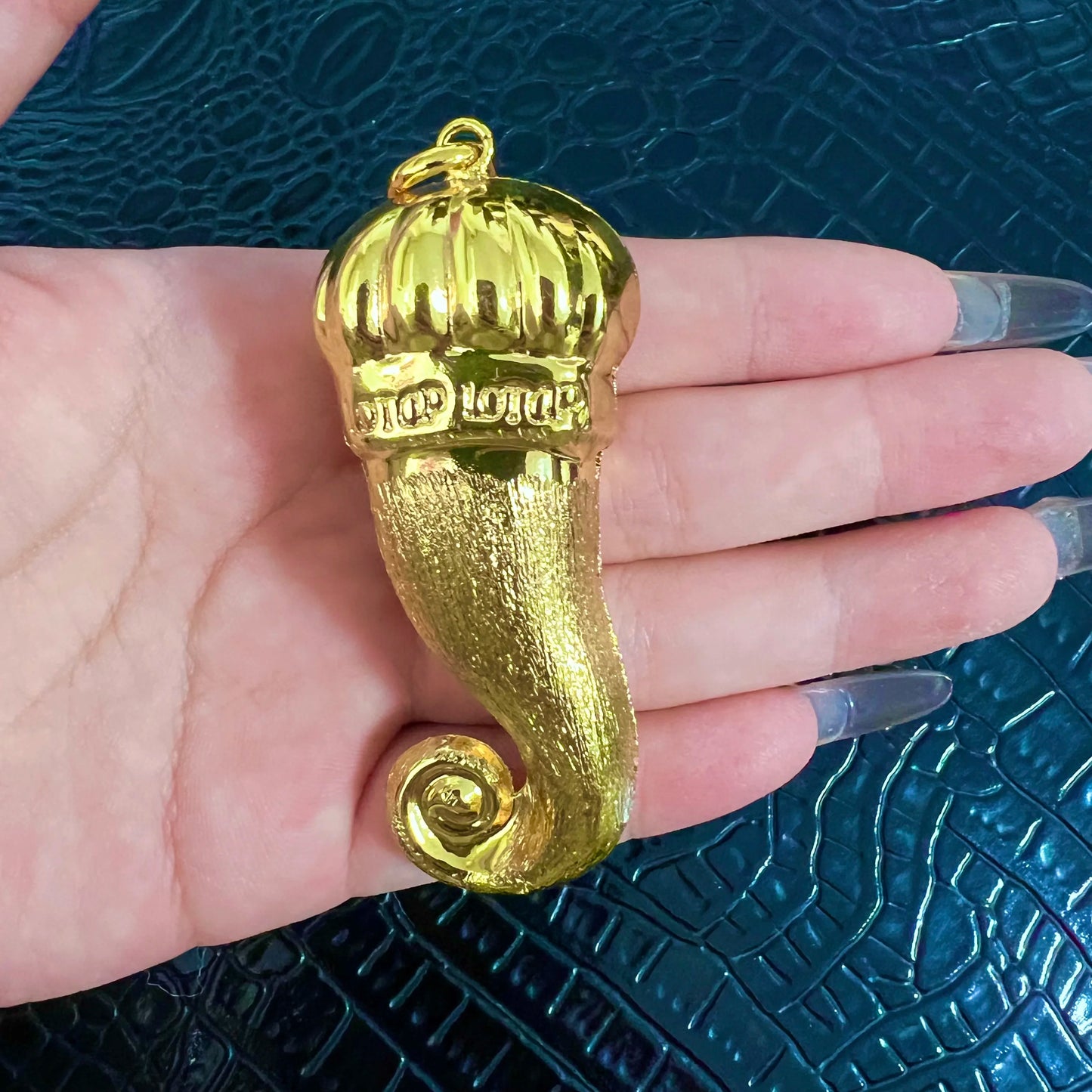 Gold Color Pendant Necklace with Chain Luxury Gold Plated Dubai African Accessories For Women Men Hip Hop Jewelry Gift