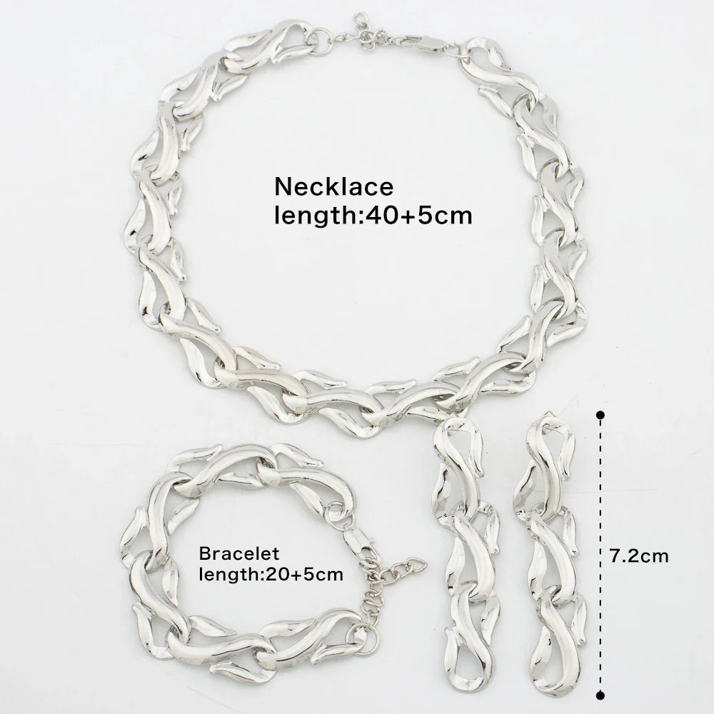Yueming Fashion Wedding Jewelry Sleek Set
