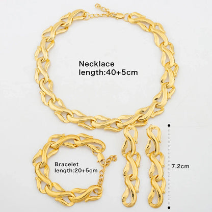 Yueming Fashion Wedding Jewelry Sleek Set