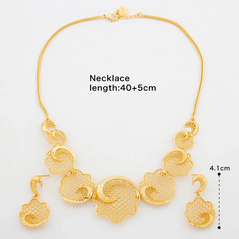 Yueming Flower Jewelry Distinctive Set