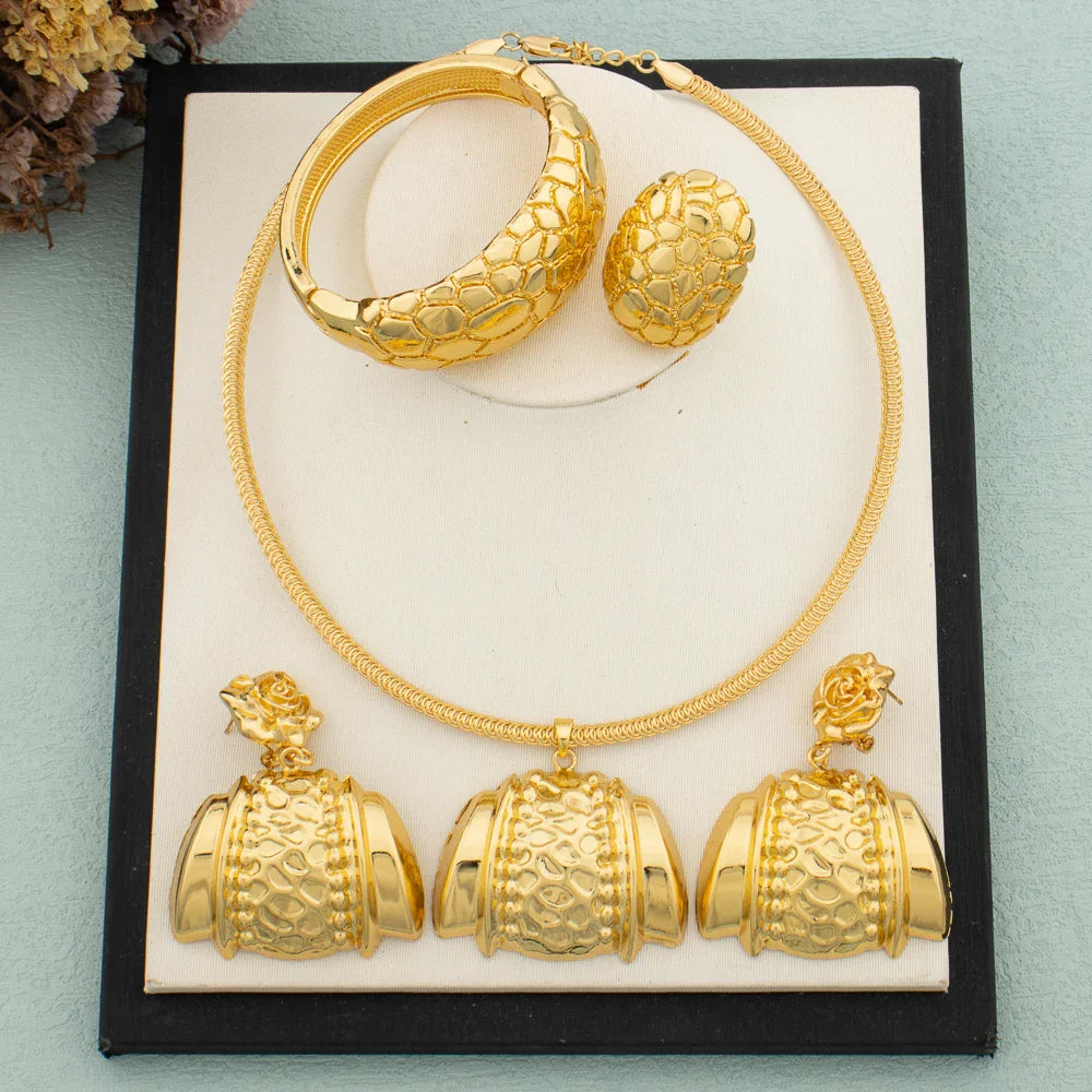 Yueming Copper Punk Jewelry Set