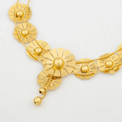 Yueming Copper Fashion Flower Jewelry Set