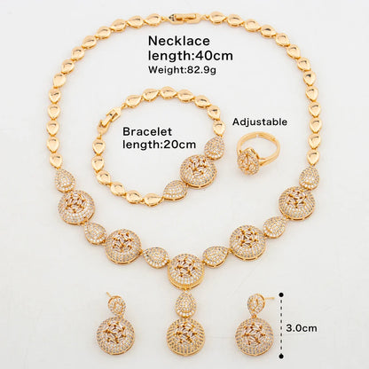 Yueming Fashion Wedding Jewelry Sophisticated Set