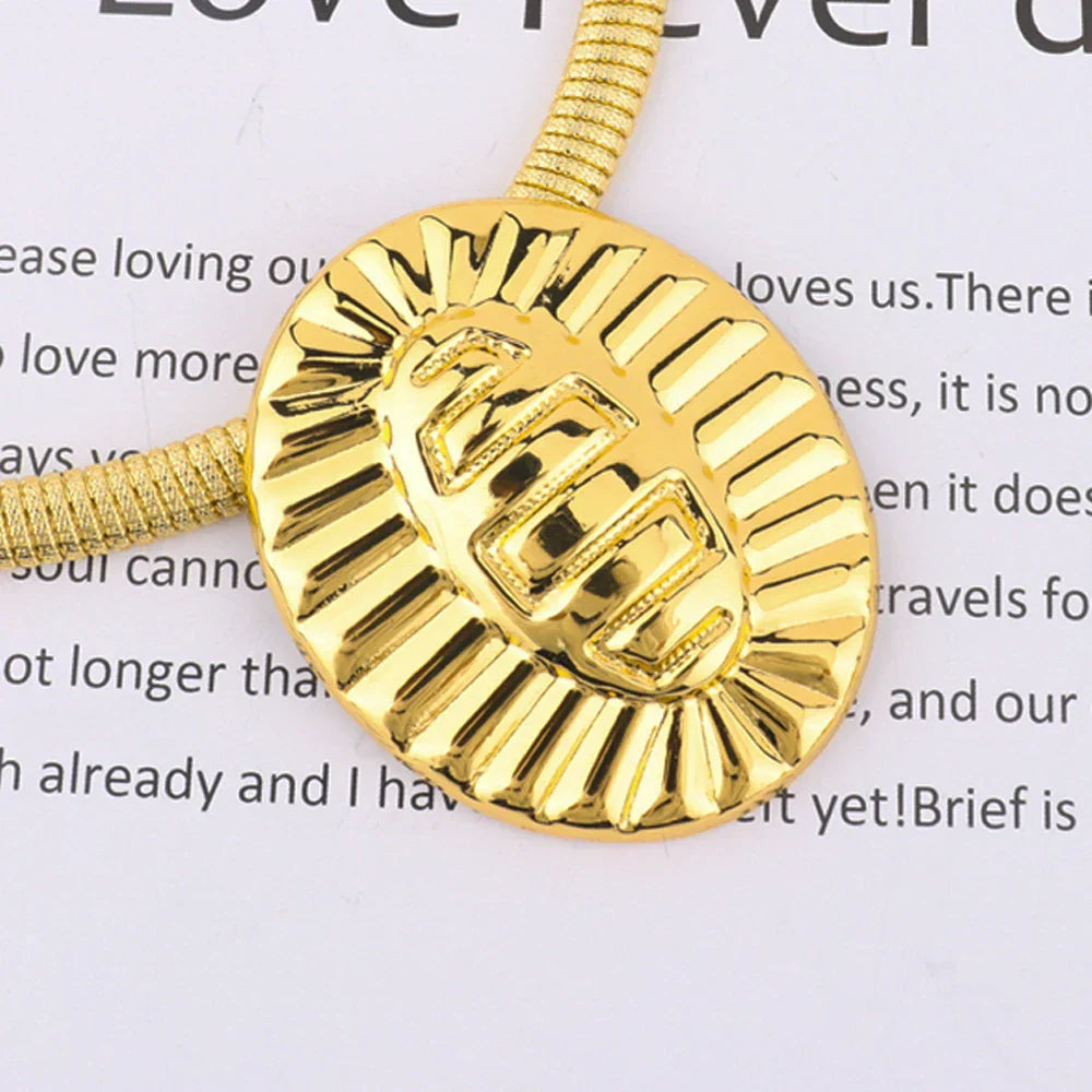 Yueming earrings bangle necklace african popular luxury custom for anniversary gift