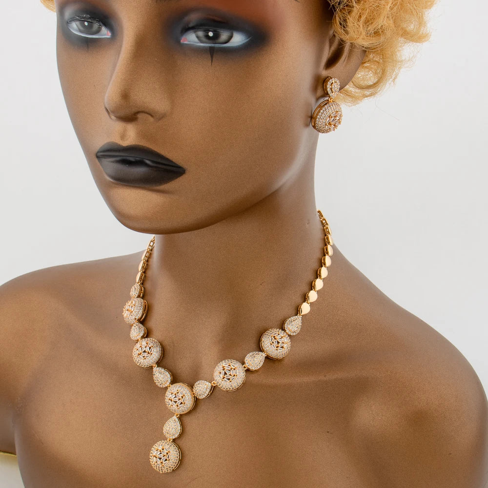 Yueming Fashion Wedding Jewelry Sophisticated Set