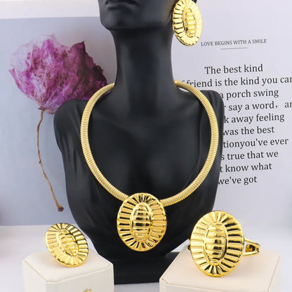 Yueming earrings bangle necklace african popular luxury custom for anniversary gift
