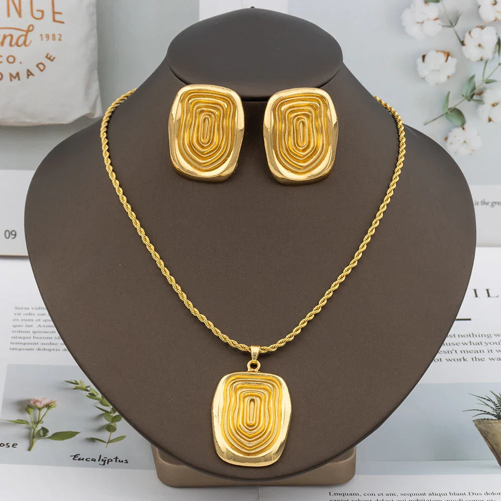 Yueming Copper Bohemian Wedding Jewelry Set