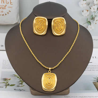 Yueming Copper Bohemian Wedding Jewelry Set
