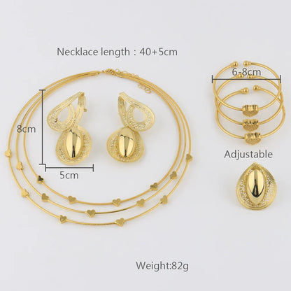 Yueming earrings bangle necklace modern custom for accessories party gift