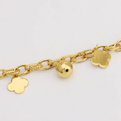 2025 France Fashion Bracelet Gold Color Love Small Pearl Star Pendant Temperament Jewelry Africa Wedding Clothing Accessories