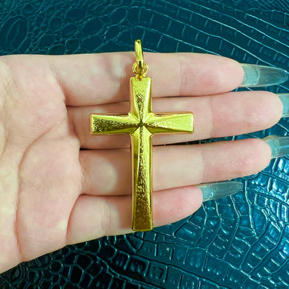 Gold Color Pendant Necklace with Chain Luxury Gold Plated Dubai African Accessories For Women Men Hip Hop Jewelry Gift