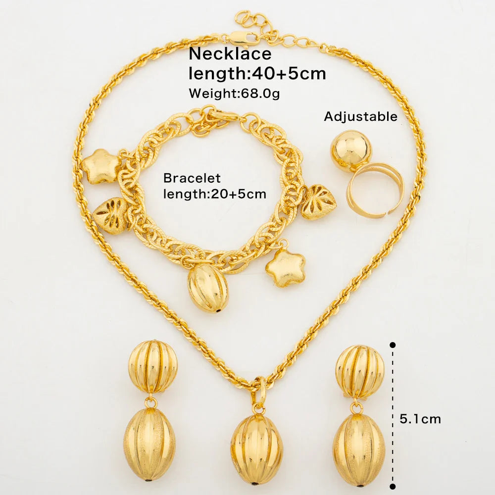Yueming Engagement Jewelry Fancy Set