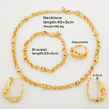 Yueming Copper Luxury Party Jewelry Set