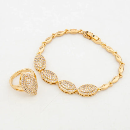 Yueming Luxury Wedding Jewelry Exquisite Set