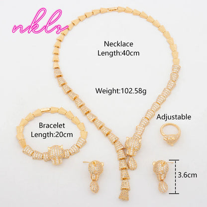 Yueming Gemstone Fashion Wedding Jewelry Set