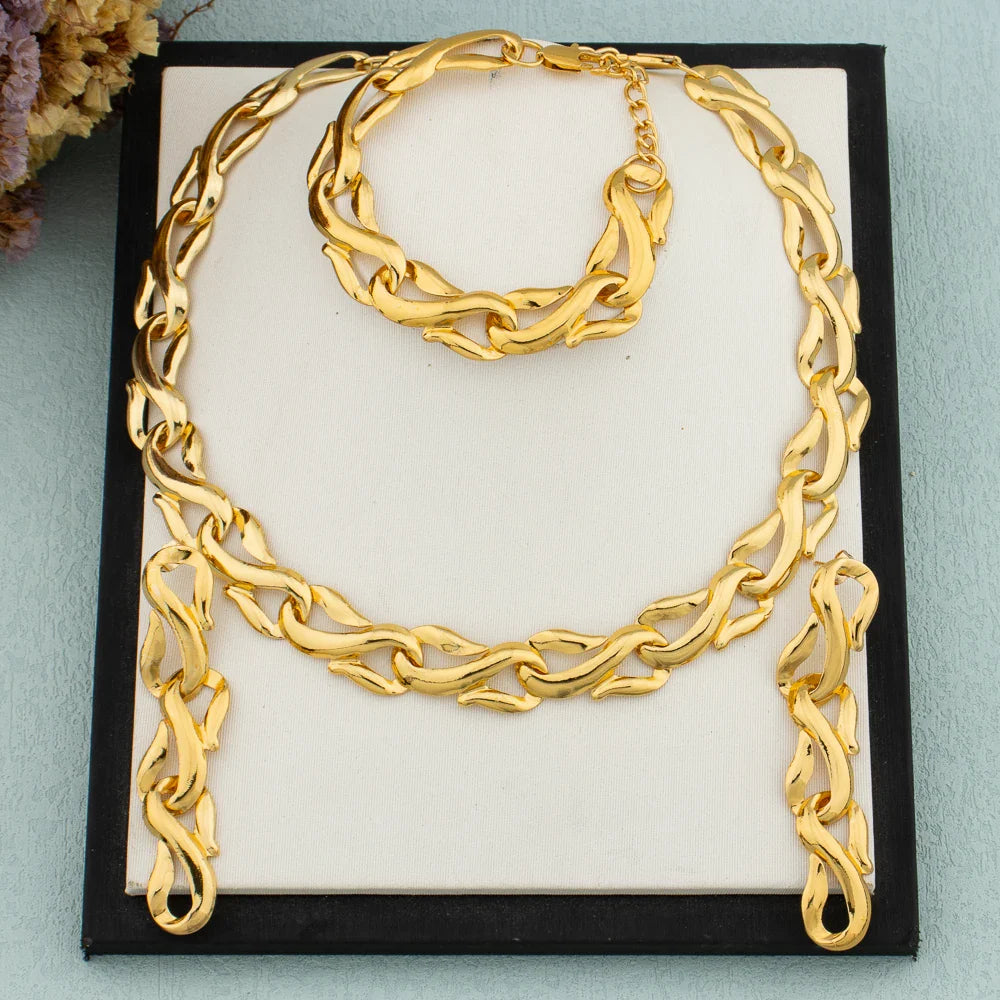 Yueming Fashion Wedding Jewelry Sleek Set