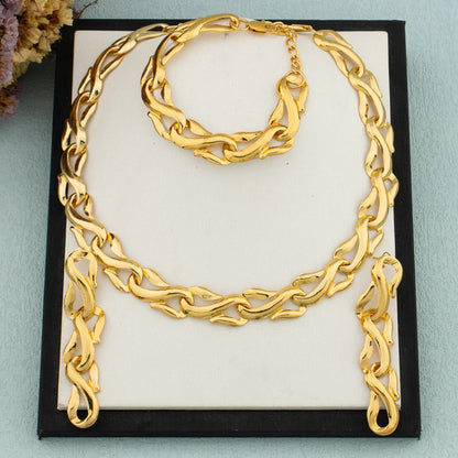 Yueming Fashion Wedding Jewelry Sleek Set