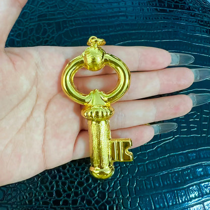 Gold Color Pendant Necklace with Chain Luxury Gold Plated Dubai African Accessories For Women Men Hip Hop Jewelry Gift