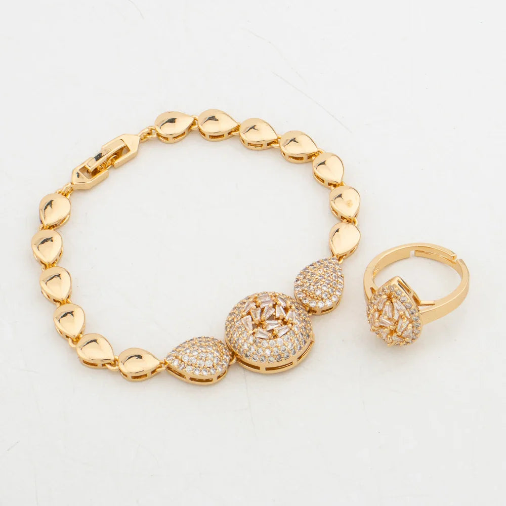 Yueming Fashion Wedding Jewelry Sophisticated Set