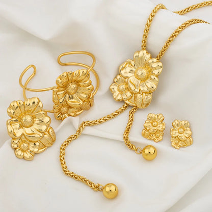 Yueming Copper Wedding Day Jewelry Set