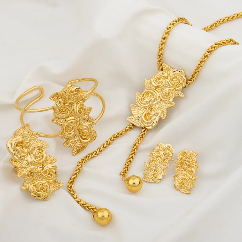 Yueming Copper Wedding Day Jewelry Set
