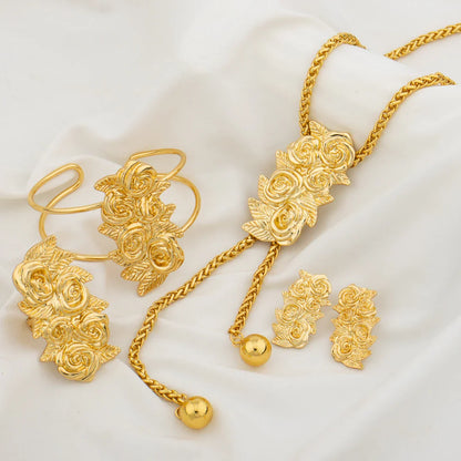 Yueming Copper Wedding Day Jewelry Set