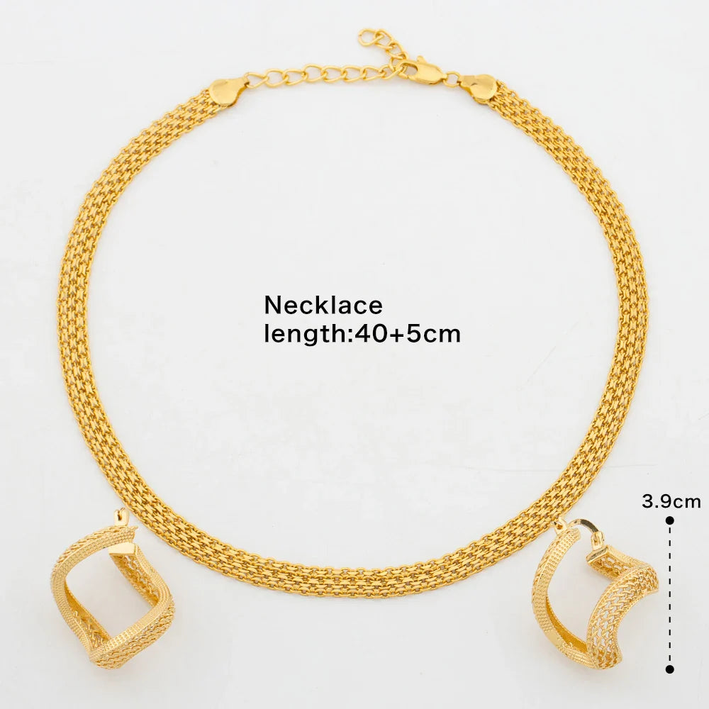 Yueming Copper Trendy Wedding Jewelry Set