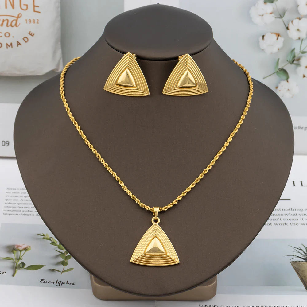 Yueming Copper Bohemian Wedding Jewelry Set