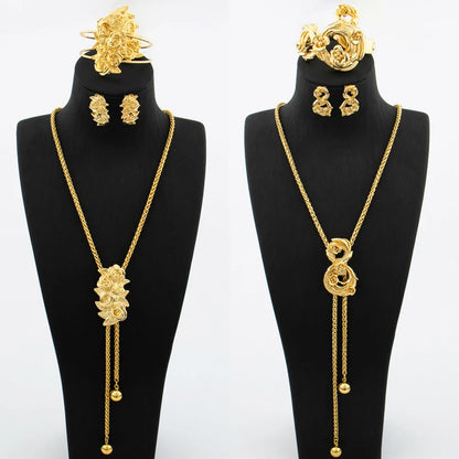 Yueming Copper Wedding Day Jewelry Set