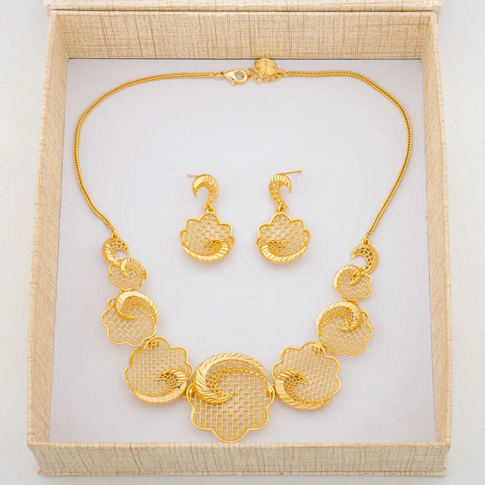 Yueming Flower Jewelry Distinctive Set