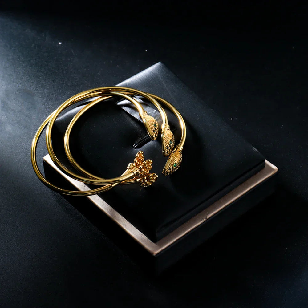 Yueming bracelets women gilding modern african unique design for anniversary