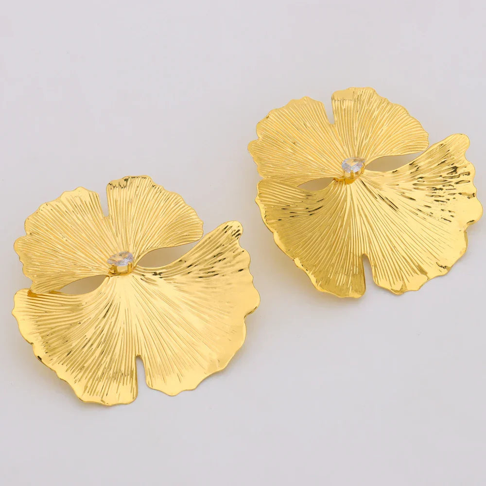 Yueming flower shaped earrings bohemian african unique design for daily