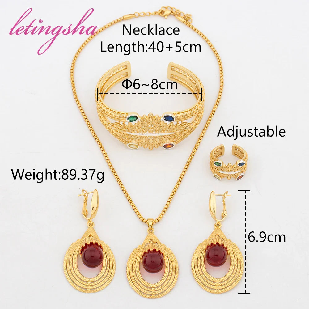 Yueming Copper Exclusive Wedding Jewelry Set