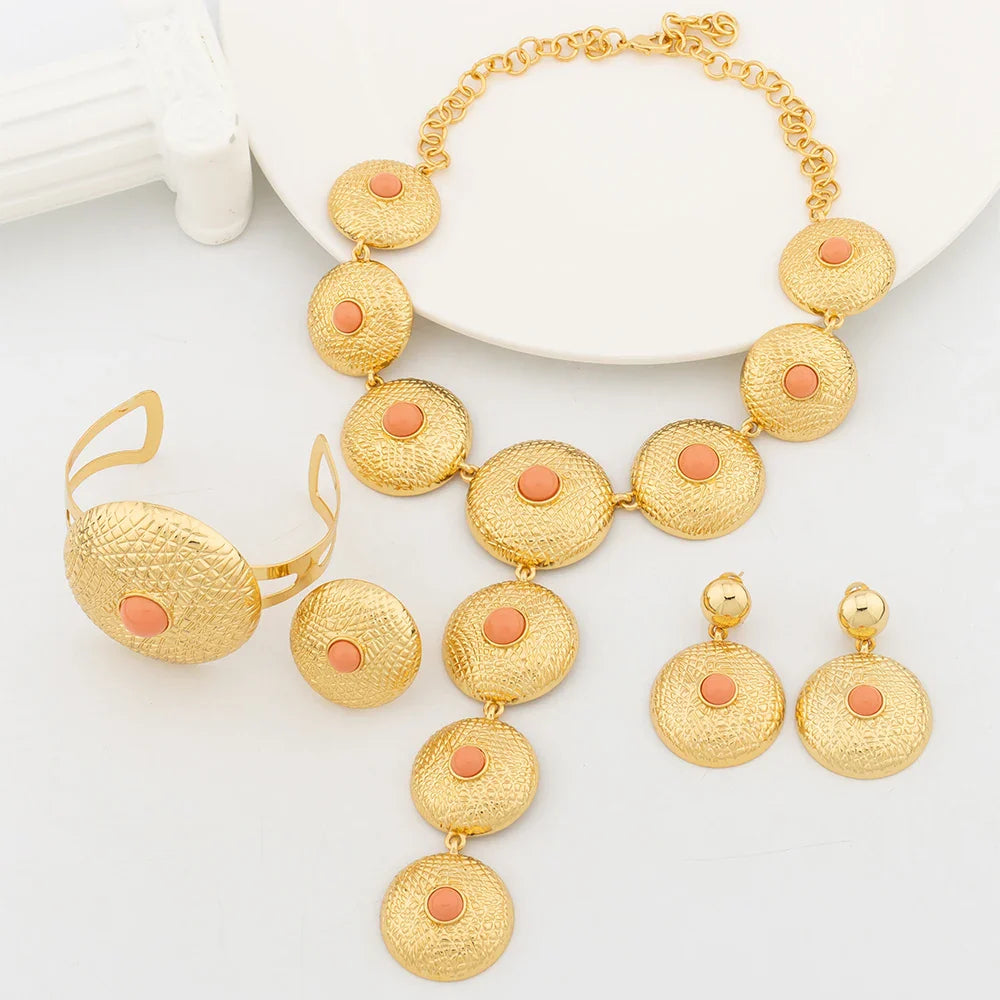 Yueming Luxury Wedding Jewelry Luxurious Set