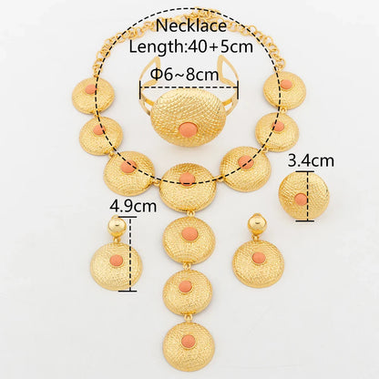 Yueming Luxury Wedding Jewelry Luxurious Set