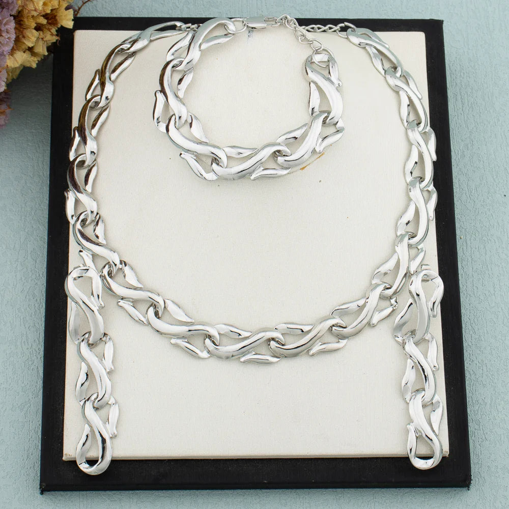 Yueming Fashion Wedding Jewelry Sleek Set